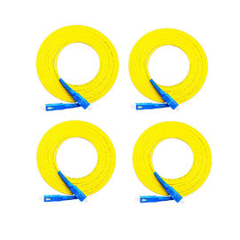 Buy Single Mode Multimode Fiber Optic Cable Patch Cord , Armored Fiber Optic Patch Cord online manufacture