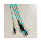 Om3 Optical Fiber Patch Cord / Multimode Simplex Duplex Fibre Optic Patch Cord