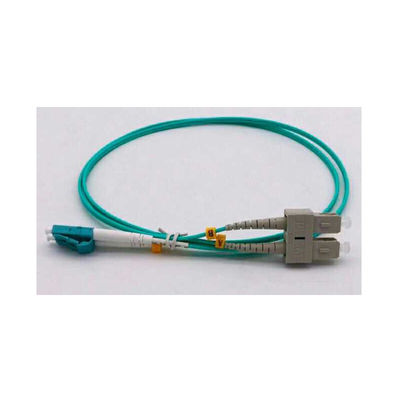 buy 5m Length 50/125 Multimode Duplex Fiber Patch Cord for High-Speed Ethernet Applications online manufacture