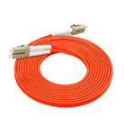 50 / 125 Multimode Duplex Outdoor Armored Fiber Optic Patch Cable Outdoor