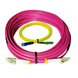 Buy Lc Lc Optical Fiber Patch Cord / Multimode Fiber Optic Patch Cables Duplex online manufacture