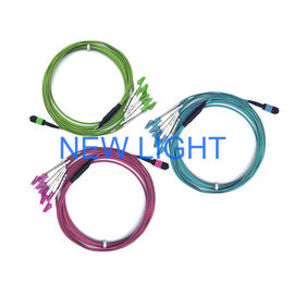 Buy Mtp Breakout Cable Mpo 24 Connector / Connect Mpo Cassette Patch Panel online manufacture