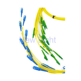 Buy 9 / 125 Optical Fiber Patch Cord Uniboot Duplex Single Mode Fiber Good Durability online manufacture
