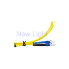FTTH FTTB Fiber Patch Cord Lc To Lc , Uniboot Duplex Single Mode Fiber Optic Patch Cable