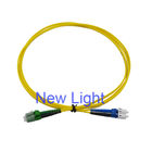 PVC/LSZH Optical Fiber Patch Cord Lc To Lc Multimode Fiber Duplex Single Mode