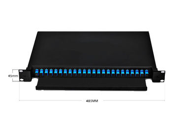 Buy Single Mode Fiber Optic enclosure , SC / FC Patch Panel For Fiber Optic Cables online manufacture