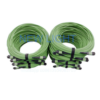 buy 12 Core OM4 MPO MTP Cable with Custom Length and MPO Fiber Connector online manufacture