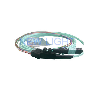 buy 8F MPO To LC Breakout Cable MM 50/125um PVC 3.0mm with Low Insertion Loss for Data Centers online manufacture