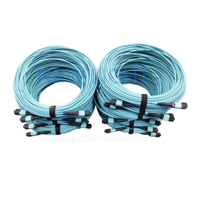 buy OM4 12 Core LSZH MPO MTP Cable with MPO Fiber Connector for High-Density Data Centers online manufacture