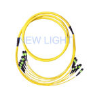 OM3 OM4 40G-100G MPO MTP Cable / 3.6mm Round Trunk Cable MPO Fiber Optic Patch Cord