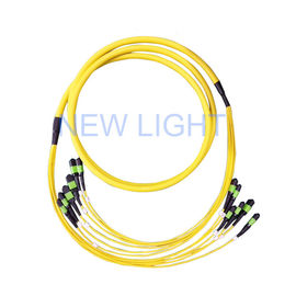 Buy OM3 OM4 40G-100G MPO MTP Cable / 3.6mm Round Trunk Cable MPO Fiber Optic Patch Cord online manufacture