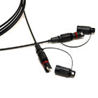 WaterProof Drop Cable SC Multimode Fiber Optic Patch Cord OM3 Simplex Fiber Cable