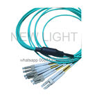 LC Uniboot Branch MPO MTP Cable / OM3 OM4 40G 100G Mpo Patch Cable