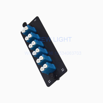 Buy 1U 19 Inch Rack Mount Fiber Optic Patch Panel with LGX Adapter Plates and Slide-Out Drawer Enclosure online manufacture