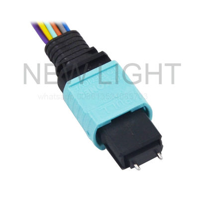 Buy MTP Female to LC MPO MTP Cable 8-Strand Breakout OM3 50µm Plenum Rated for High-Capacity Networking online manufacture