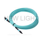 3.2 Mm Round MPO MTP Cable , LSZH Jacketed MPO / MTP Connector Interface Patch Cord