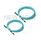 3.2 Mm Round MPO MTP Cable , LSZH Jacketed MPO / MTP Connector Interface Patch Cord