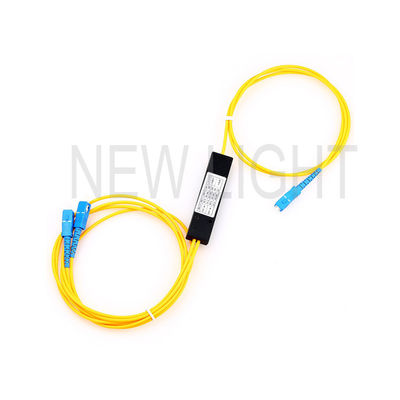buy Single Mode 1x2 1x4 1x8 1x16 PLC Splitter with Stainless Steel Tube for Fiber Optic Networks online manufacture