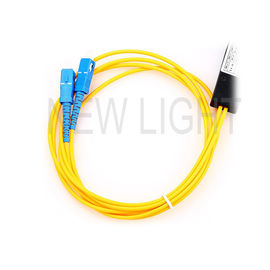 Buy PLC1x2 1x4 1x8 1x16 1x32 Single Mode Fiber Optic Splitter Low Insertion Loss online manufacture