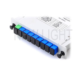 Buy Bare Fiber 250μM Steel Tube 1x2 Fiber Plc Splitter With Connector , Splitter Optical Fiber online manufacture