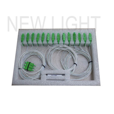 Buy 1x32 PLC Splitter with SC APC Connector and Low Insertion Loss for Fiber Optic Networks online manufacture