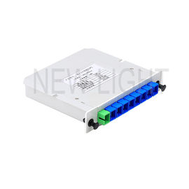 Buy SC LC 1 8 Fiber Optic Splitter , Low Loss Cassette Type Fiber Optic PLC Splitter online manufacture