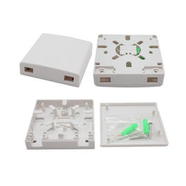 Buy 2 Port FTTH Termination Box / Waterproof SC Optical Fiber Termination Box online manufacture