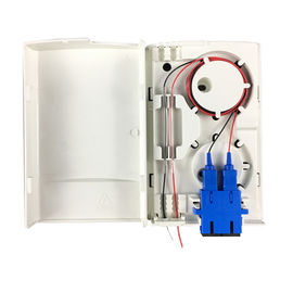 Buy Fiber Optic Wall Socket Panel End User Box Plastic Wall Mount Fiber Termination Box online manufacture