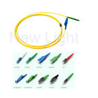 Duplex Optical Fiber Patch Cord 2.0mm 2m LSZH E2000 APC Connector Yellow