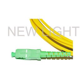 Buy Waterproof Ftta Sc Apc Fiber Patch Cord Ip67 Fiber H Connector Yellow online manufacture