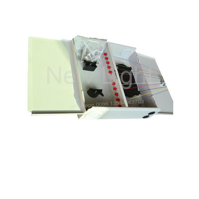 buy Wall Mounted Indoor ODF Fiber Optic Terminal Box with Cold Roll Steel and 12 Fiber Splicing Unit online manufacture