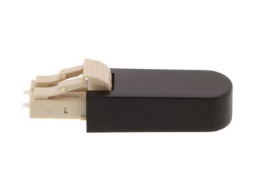 Buy LC PC Multimode 50/125 OM2 Fiber Optic Loopback Black Plastic Housing online manufacture