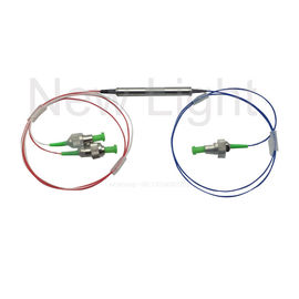 Buy 3 Ports Optical Mux Demux 100Ghz 200Ghz 1x2 DWDM Device ITU Channel online manufacture