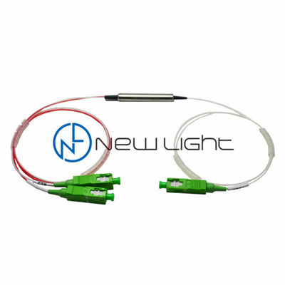 Buy SC APC Fiber Optic WDM Wavelength Division Multiplexer with Low Insertion Loss High Isolation and Compact Design online manufacture