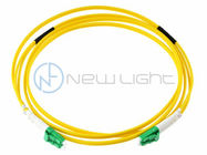 Green LC APC SM G657A2 Fiber Cable 9/125um Indoor Optical Fiber Patch Cord