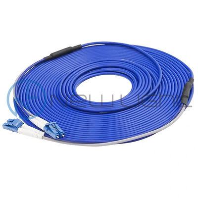 buy Duplex LC To LC Metal Armoured Optical Fiber Patch Cord for CATV Applications online manufacture