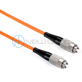 Buy FC PC Polishing 850um MM Optical Fiber Patch Cord 3.0 Black Boot online manufacture