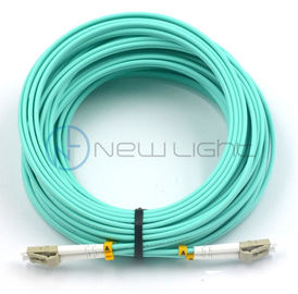 Buy OM4 100G Data Multimode LC 50 Meter Optical Fiber Patch Cord online manufacture