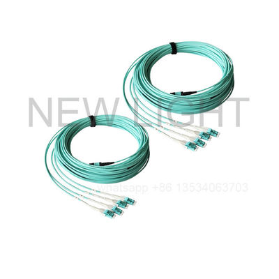 buy OM3 OM4 Pre-connector MTP Trunk Cable with 12/24 Fiber and Custom Length Options online manufacture