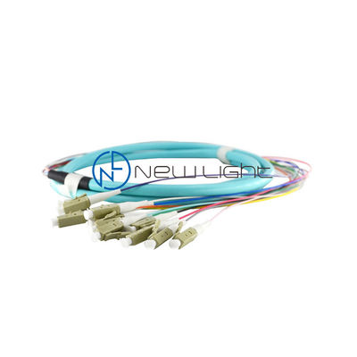 buy 12 Core 0.9mm Low Insertion Loss Fiber Optic Pigtail and Patch Cord for High Performance Networks online manufacture
