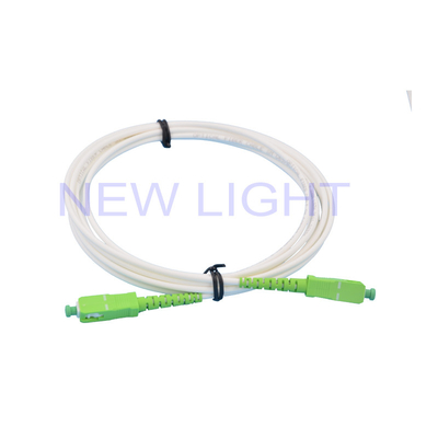 Buy 2.8mm Simplex PVC SC / E2000 / FC / ST Fiber Patch Cord Multimode online manufacture