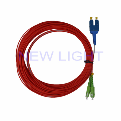 Buy SC / Lc To Lc Multimode Duplex Fiber Optic Patch Cable LSZH 3M customized online manufacture