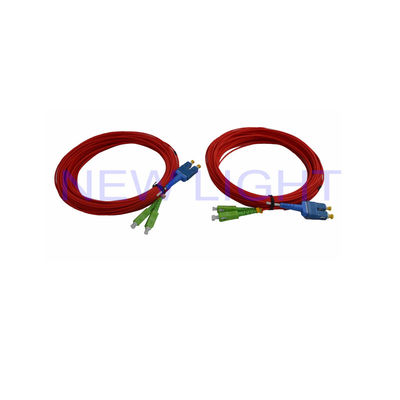 buy LSZH Armored SC to LC Fiber Patch Cord with Customizable Length and Low Insertion Loss online manufacture