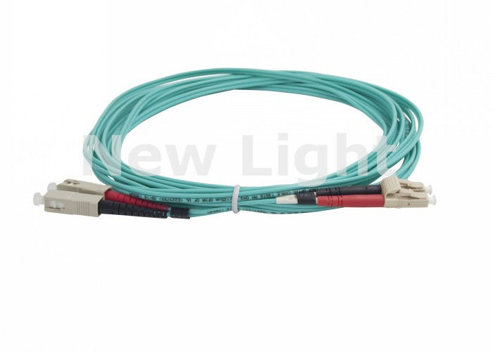 Duplex Fiber Optic Patch Cables 50 / 125 Multimode , Good Durability LC TO SC Patch Cord