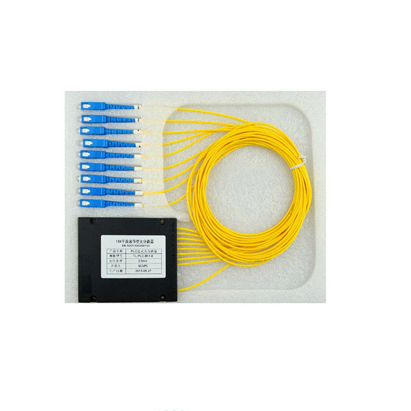 Professional Fiber Optic Splitter SC / LC / FC Connector For PON Networks