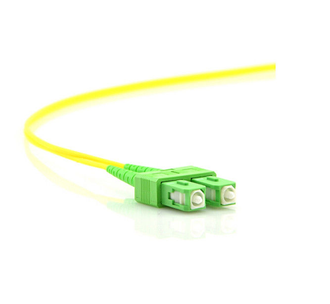 SC APC with clip Free Logo Optical Fiber Patch Cord Single Mode 2.0 Jumping Cable