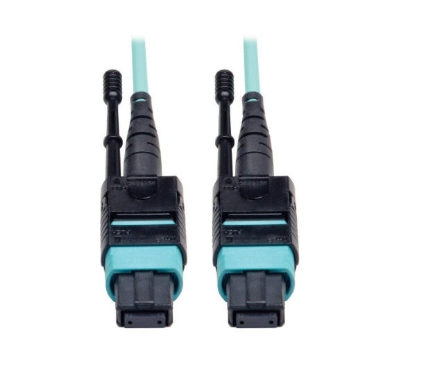 12 Core MPO / MTP  High Density Push Pull tab  Fiber Patch Cord Female Connectorl