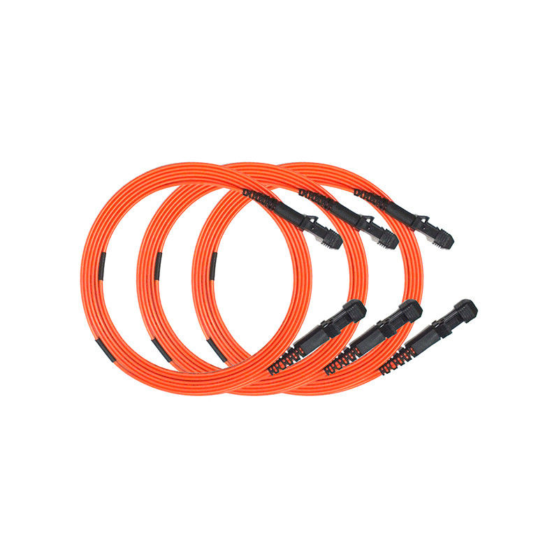 MTRJ Multimode Fiber Optic Patch Cables , Duplex Fiber Optic Patch Cord