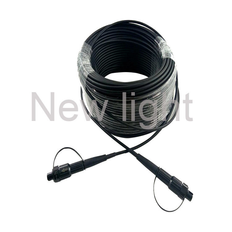 FTTA Fiber Optic Cable With Ip68 Fiber Optical Waterproof Connector