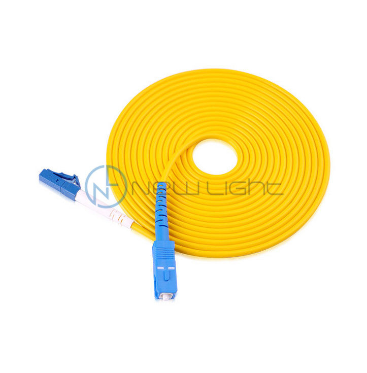Sc Lc Blue Connector Internet 5G Optical Fiber Patch Cord